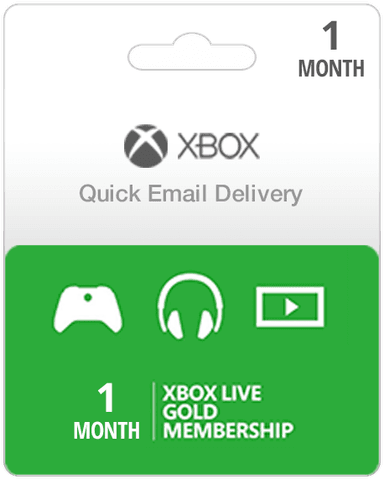 1 Month Membership - Xbox Live Gold Subscription Card (Email Delivery)