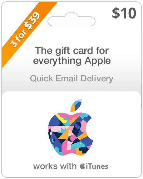 Apple gift sales card discount