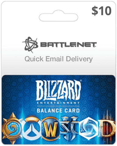 $10 Blizzard Entertainment Gift Card (Email Delivery)