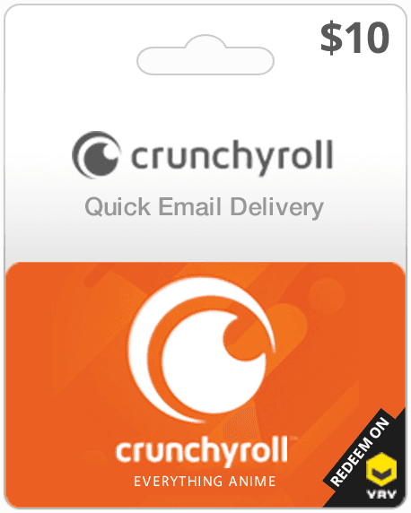 $10 Crunchyroll Gift Card (Email Delivery)