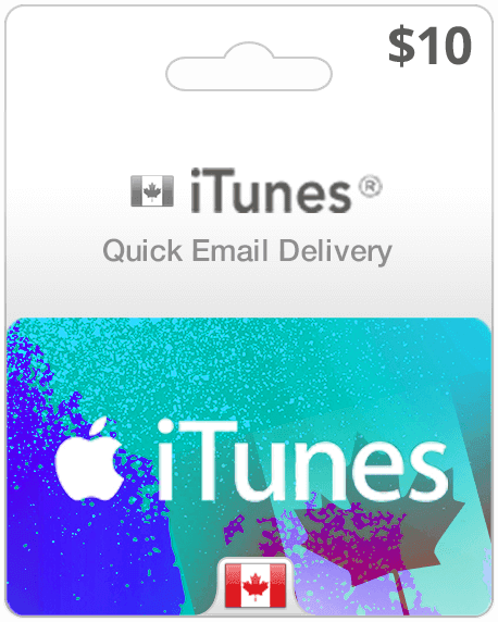 $10 Canada iTunes Gift Card (Email Delivery)