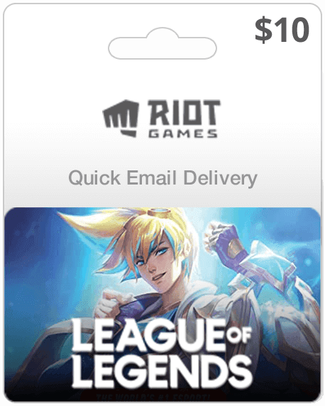 $10 League of Legends Game Card (Email Delivery)