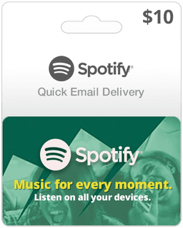 $10 USA Spotify Gift Card
