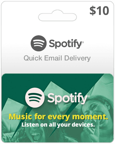 $10 USA Spotify Gift Card