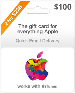 Buy $100 Apple Gift Cards | Instant Email Delivery