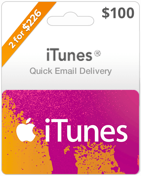 Itunes gift card email clearance delivery