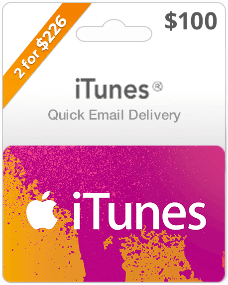 USA | Gift | Codes $100 Email Card Gift Card iTunes Online | Delivery