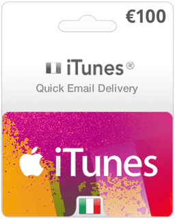 $100 Italy iTunes Gift Card (Email Delivery)