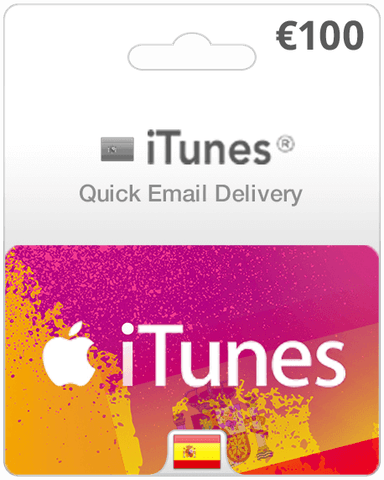 $100 Spain iTunes Gift Card (Email Delivery)