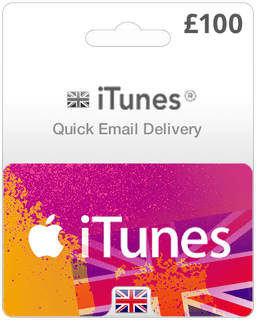 $100 UK iTunes Gift Card (Email Delivery)