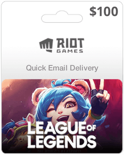 $100 League of Legends Game Card (Email Delivery)