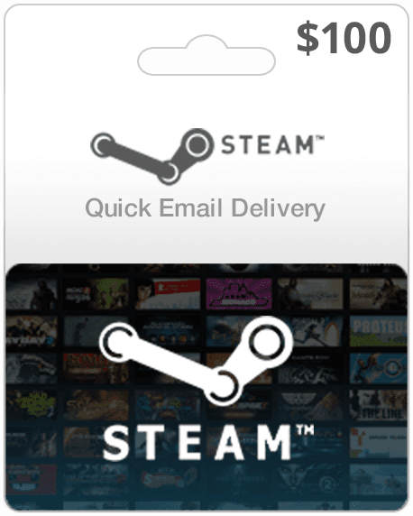 $100 Steam Gift Card (Email Delivery)