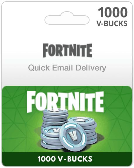 1000 Fortnite V-Bucks Card - Email Delivery