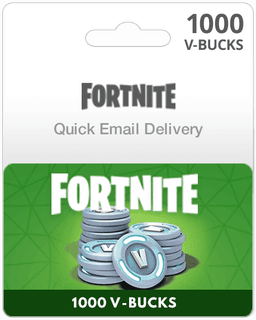 1000 Fortnite V-Bucks Card - Email Delivery