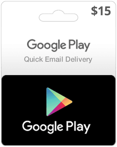 $15 Google Play (Email Delivery)