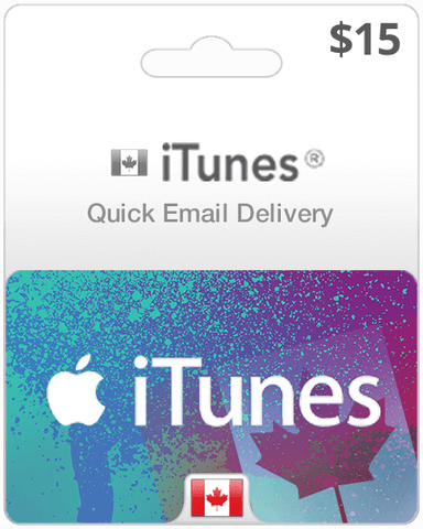 $15 Canada iTunes Gift Card (Email Delivery)