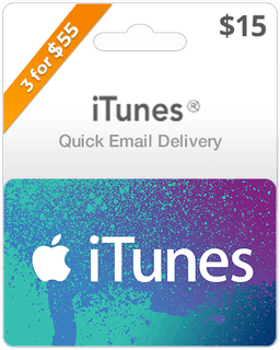 $15 USA iTunes Gift Card (Email Delivery)
