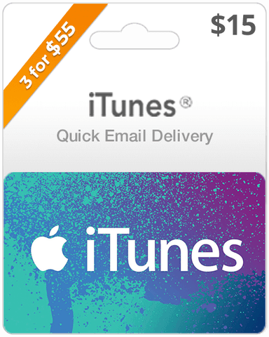 $15 USA iTunes Gift Card (Email Delivery)