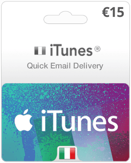 $15 Italy iTunes Gift Card (Email Delivery)