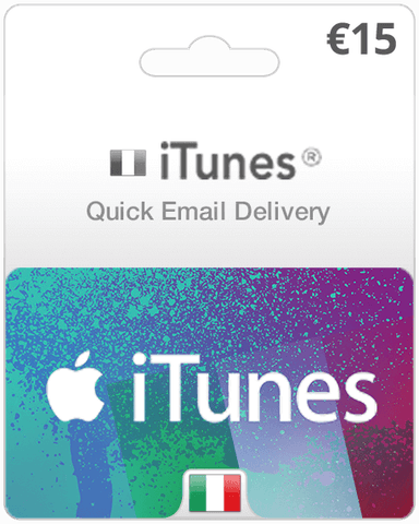 $15 Italy iTunes Gift Card (Email Delivery)