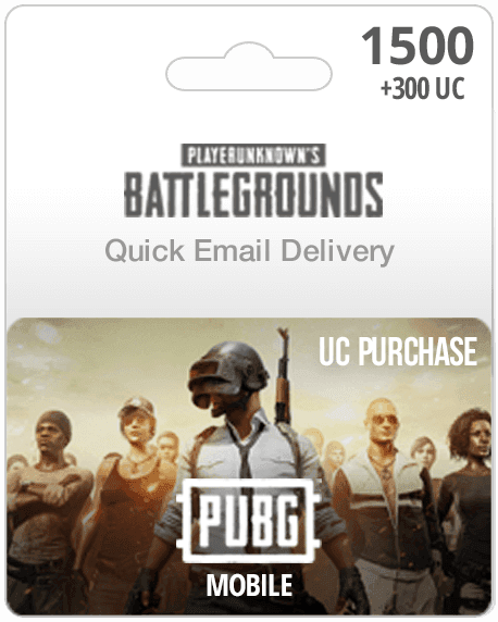 1500UC PUBG Mobile Gift Card - Email Delivery