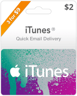 $2 USA iTunes Gift Card (Email Delivery)