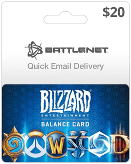 $20 Blizzard Entertainment Gift Card (Email Delivery)