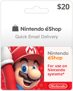 $20 Nintendo Eshop for Wii U and 3DS (Email Delivery)