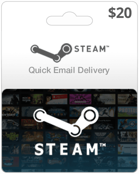 $20 Steam Gift Card (Email Delivery)