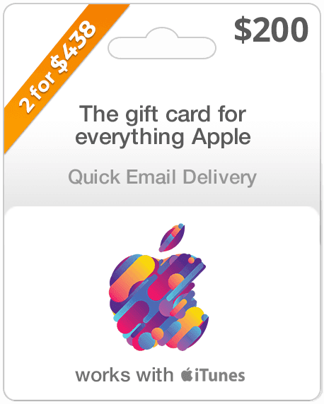 $200 Apple Gift Card - Email Delivery