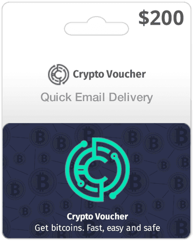 $200 Crypto Voucher Card