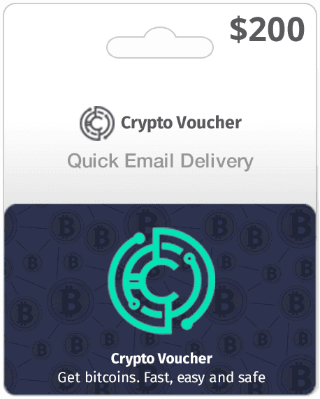$200 Crypto Voucher Card
