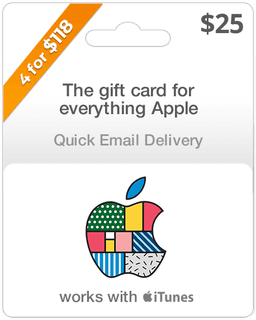 $25 Apple Gift Card - Email Delivery