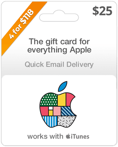 $25 Apple Gift Card - Email Delivery