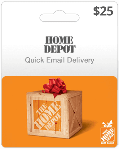 $25 Home Depot Gift Card