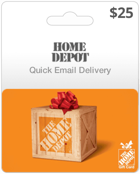 $25 Home Depot Gift Card