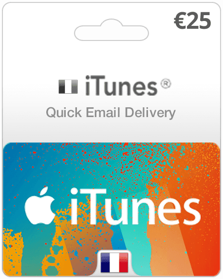 $25 France iTunes Gift Card (Email Delivery)