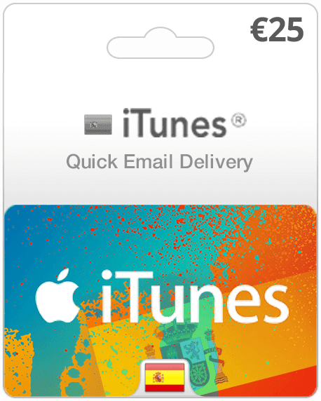 $25 Spain iTunes Gift Card (Email Delivery)