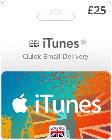 $25 UK iTunes Gift Card (Email Delivery)