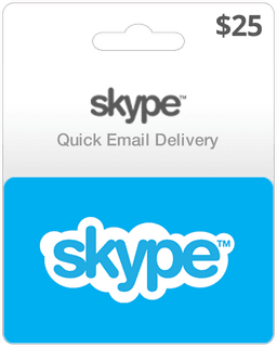 $25 Skype Gift Card (Email Delivery)