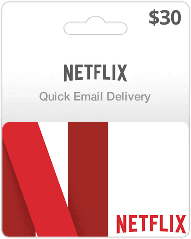 $30 Netflix Gift Card (Email Delivery)