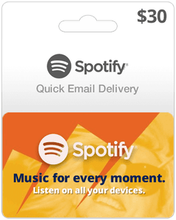 $30 USA Spotify Gift Card