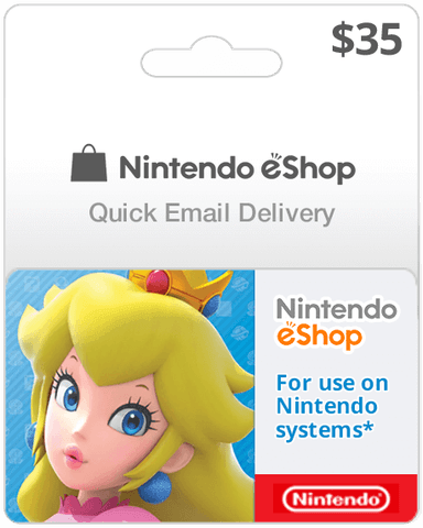 35 USA Nintendo Eshop for Wii U and 3DS Instant Email Delivery