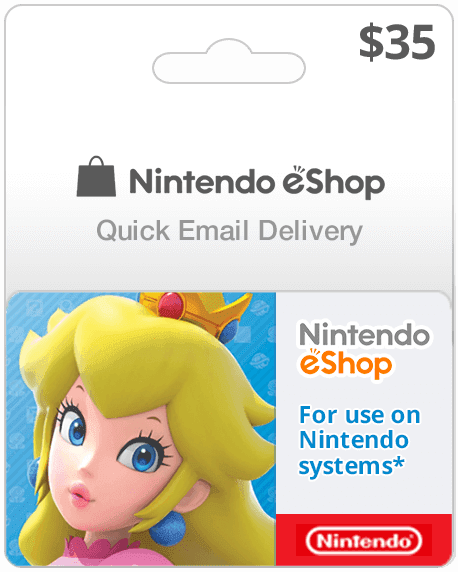 $35 Nintendo Eshop for Wii U and 3DS (Email Delivery)