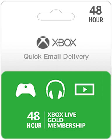 48 Hour Membership - Xbox Live Gold Subscription Card (Email Delivery)