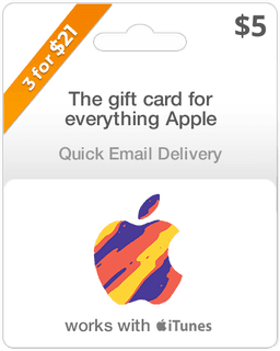 iTunes 5 USD Gift Card