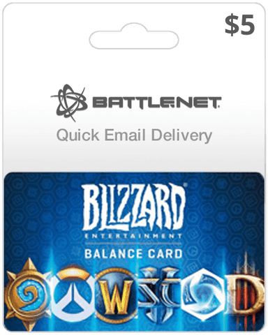 $5 Blizzard Gift Card Email Delivery