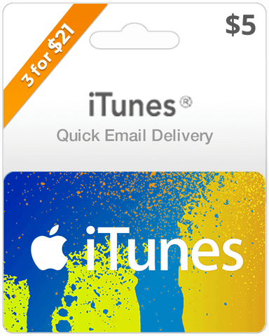 $5 USA iTunes Gift Card (Email Delivery)