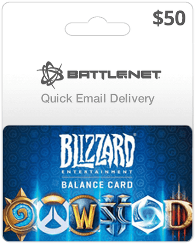 $50 Blizzard Entertainment Gift Card (Email Delivery)