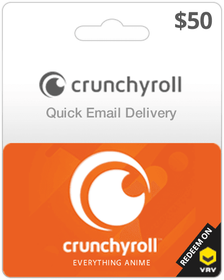 $50 Crunchyroll Gift Card (Email Delivery)